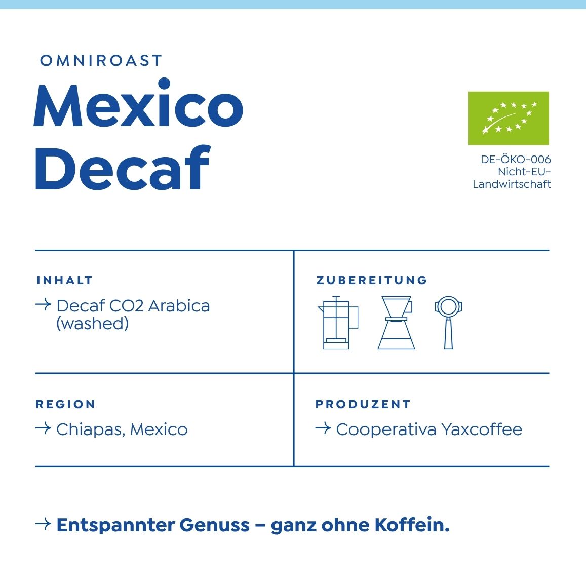 Mexico Decaf BIO